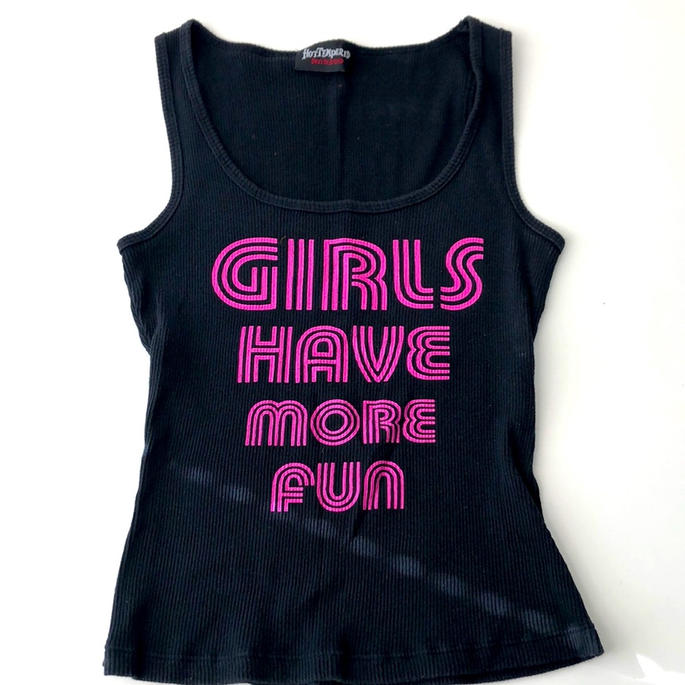 Black tank top Size M/L